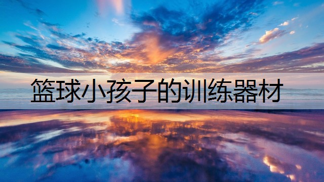 篮球小孩子的训练器材
